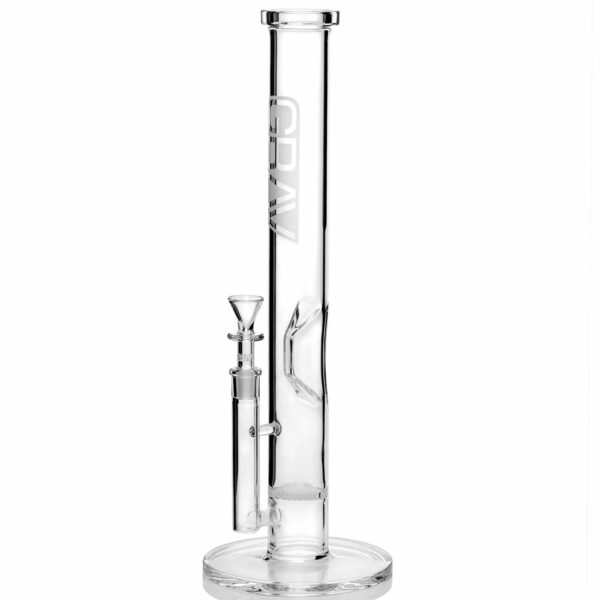 Shop Grav® 16” Straight Tube Honeycomb Perc Water Pipe in australian