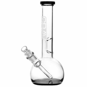 Shop Grav® 8” Bubble Base Beaker Bong - Black in australian