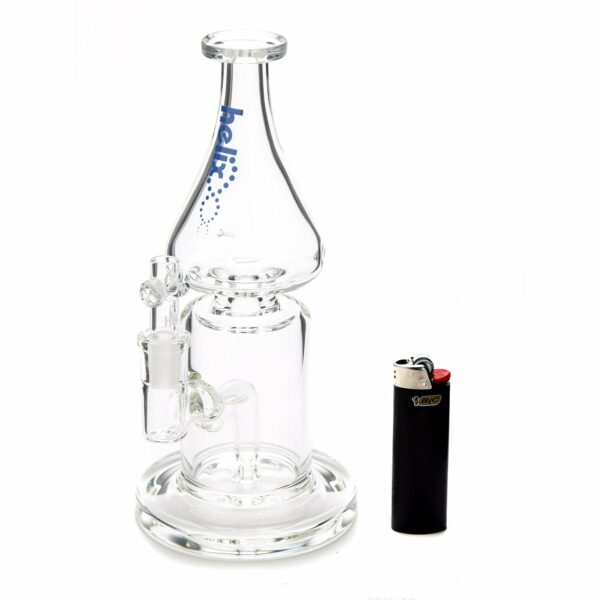 Shop Grav® 9” Helix Flare Base Bong w. Fixed Downstem in australian