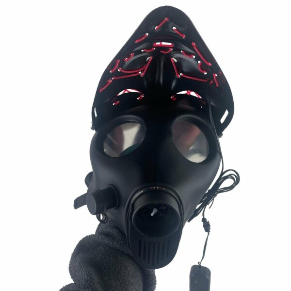 Shop CaliConnected Light Up Gas Mask Bong in australian