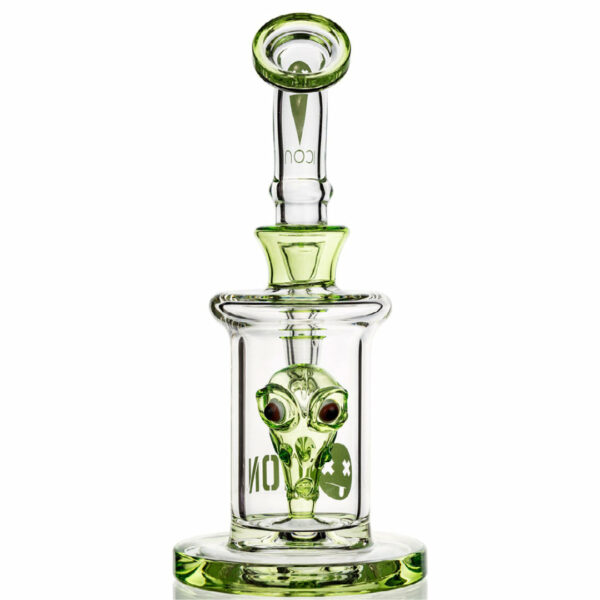 Shop Icon Glass 8” Alien Head Perc Bong in australian