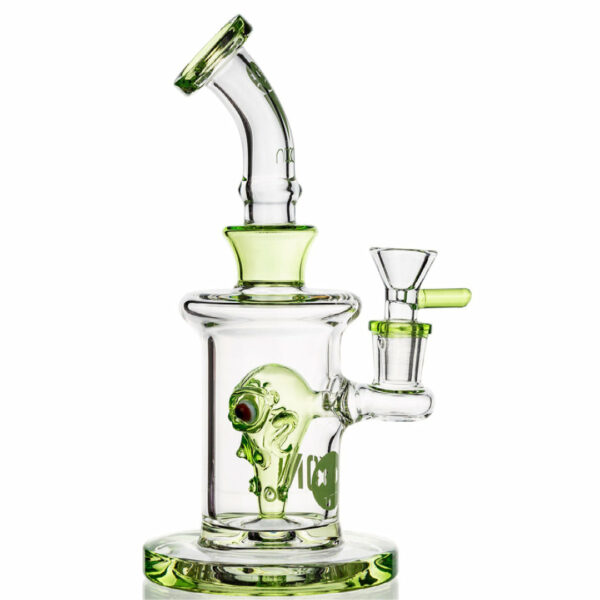 Shop Icon Glass 8” Alien Head Perc Bong in australian