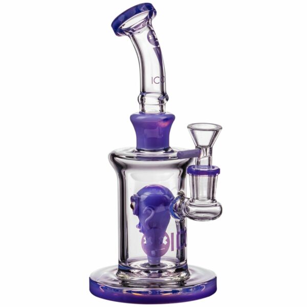 Shop Icon Glass 8” Alien Head Perc Bong in australian