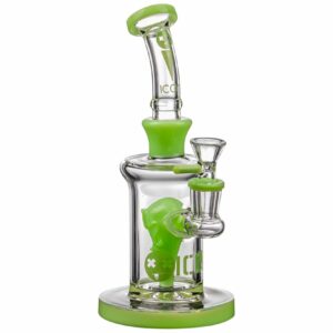 Shop Icon Glass 8” Alien Head Perc Bong in australian