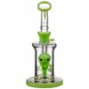 Shop Icon Glass 8” Alien Head Perc Bong in australian