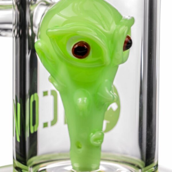 Shop Icon Glass 8” Alien Head Perc Bong in australian