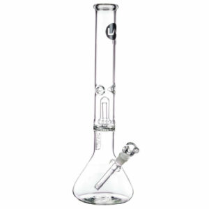 Shop LA Pipes 16” 5mm Thick Showerhead Perc Beaker Bong in australian