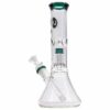 Shop LA Pipes 11” Color Accented Showerhead Perc Beaker Bong in australian