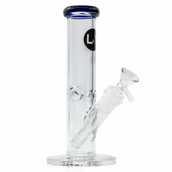 Shop LA Pipes 8” Colored Straight Tube Bong in australian