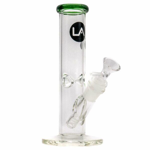 Shop LA Pipes 8” Colored Straight Tube Bong in australian