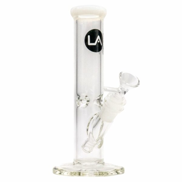 Shop LA Pipes 8” Colored Straight Tube Bong in australian