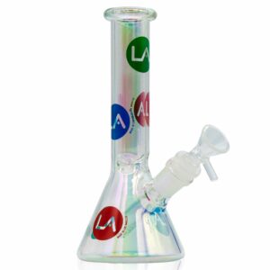 Shop LA Pipes 9” Champagne Disco Beaker Bong 🌿🍯 in australian