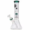 Shop LA Pipes 11” Color Accented Showerhead Perc Beaker Bong in australian