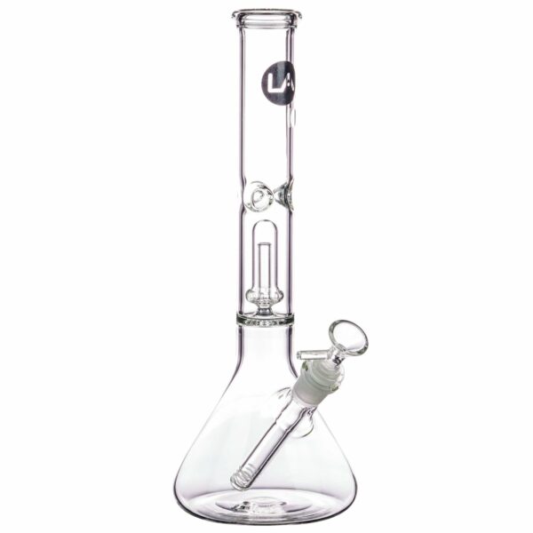 Shop LA Pipes 12” Single Showerhead Perc Beaker Bong in australian