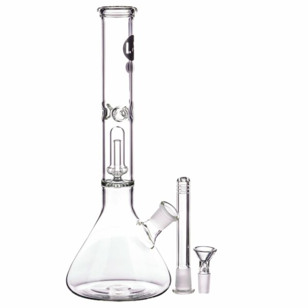 Shop LA Pipes 12” Single Showerhead Perc Beaker Bong in australian