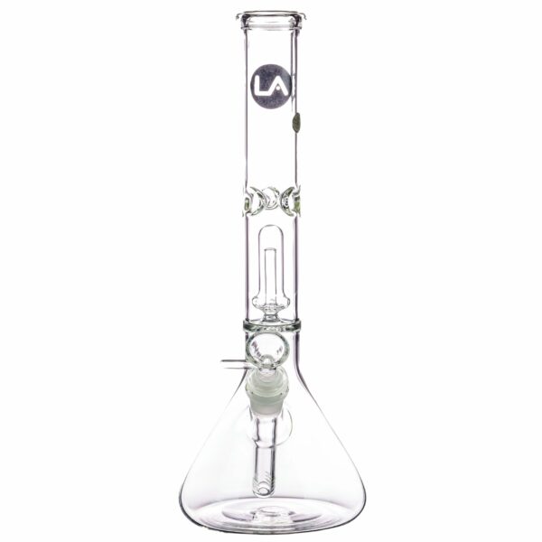 Shop LA Pipes 12” Single Showerhead Perc Beaker Bong in australian