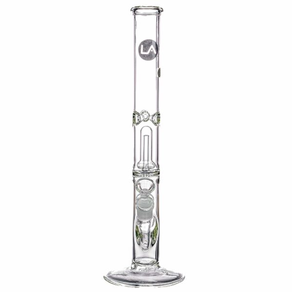 Shop LA Pipes 12” Single Showerhead Perc Straight Tube Bong in australian