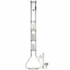 Shop LA Pipes 26” 5mm Thick Triple Showerhead Perc Beaker Bong in australian