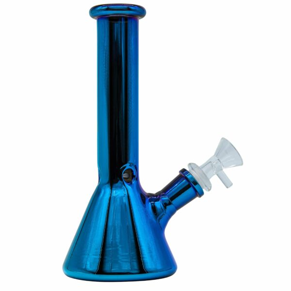 Shop LA Pipes 8” Iridescent Glass Beaker Bong in australian