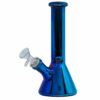 Shop LA Pipes 8” Iridescent Glass Beaker Bong in australian