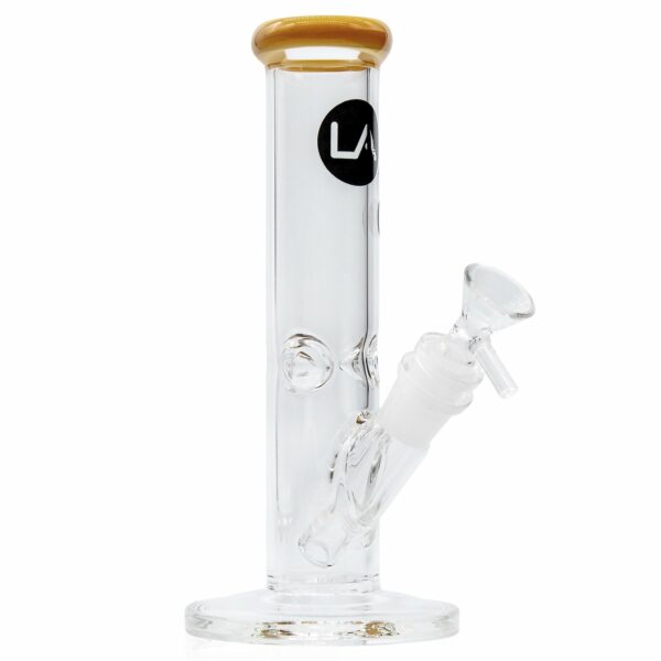 Shop LA Pipes 8” Colored Straight Tube Bong in australian