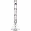 Shop LA Pipes 14” Double Showerhead Perc Beaker Bong in australian