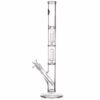 Shop LA Pipes 14” Double Showerhead Perc Straight Tube Bong in australian