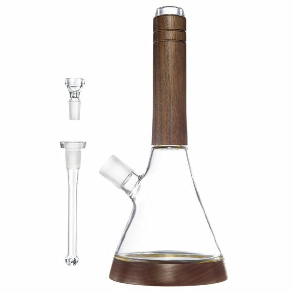 Shop Marley Natural Walnut Wood Beaker Bong in australian