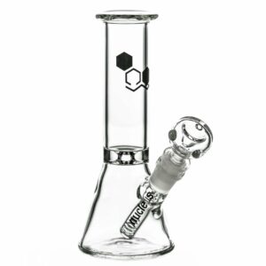 Shop Nucleus “Basics” - 8” Clear Glass Beaker Bong in australian