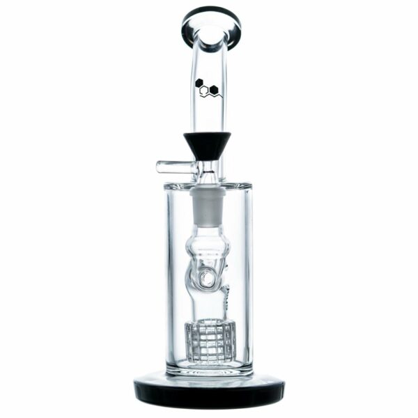 Shop Nucleus 8.5” Matrix Perc Bong w. Black Accents in australian