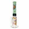 Shop Prism Pipes 15” Flower Power Honeycomb Perc Straight Tube Bong in australian