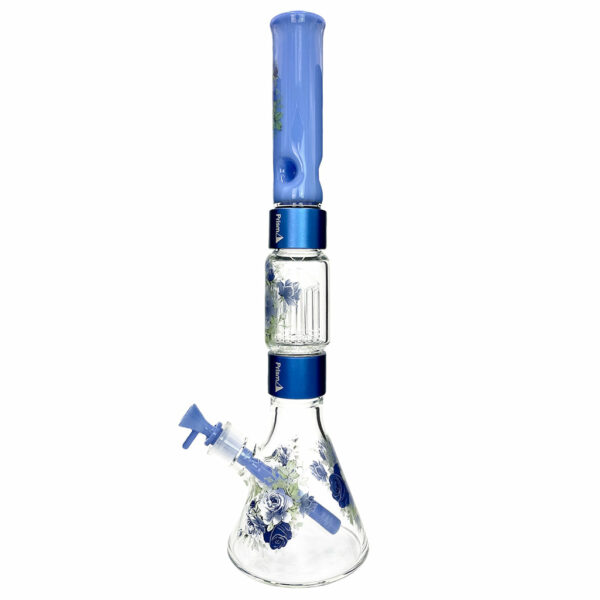 Shop Prism Pipes 20” Moonlight Rose Tree Perc Beaker Bong in australian