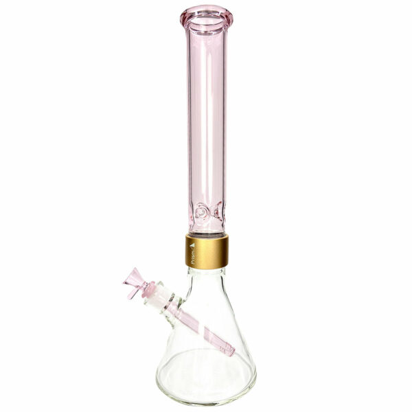 Shop Prism Pipes 18” Pink Lemonade Beaker Bong in australian