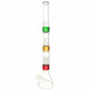 Shop Prism Pipes 25.5” Rasta Double Tree Perc Beaker Bong in australian