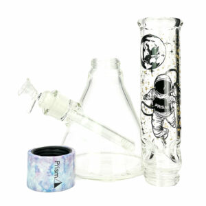 Shop Prism Pipes 14” Tie-Dye Spaced Out Beaker Bong in australian