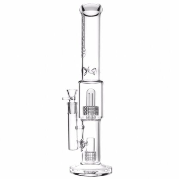 Shop Pulsar 16.5” Double Stereo Matrix Perc Bong in australian