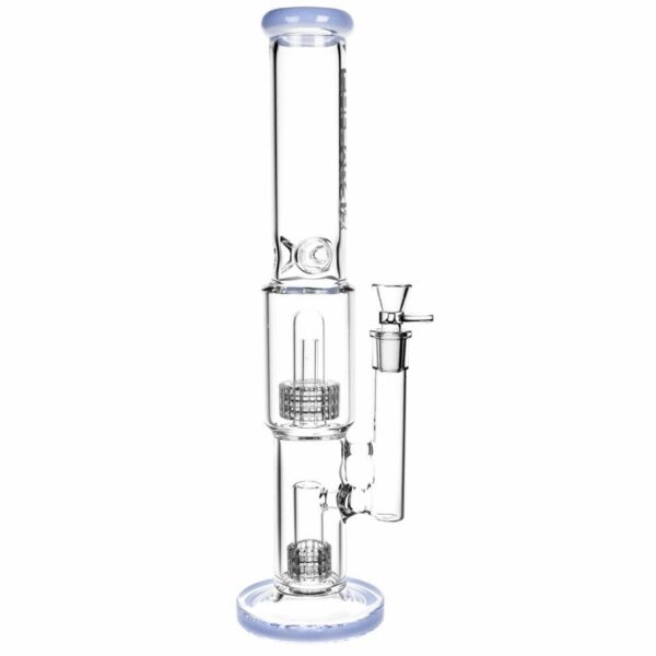 Shop Pulsar 16.5” Double Stereo Matrix Perc Bong in australian