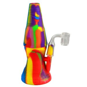 Shop Pulsar 8” Lava Flow Silicone Dab Rig in australian