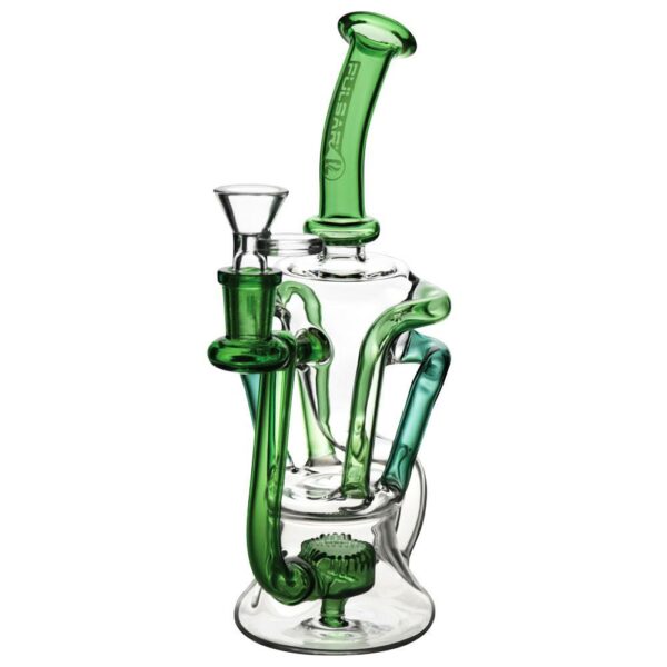 Shop Pulsar 9” Quad Tube Recycler Bong in australian