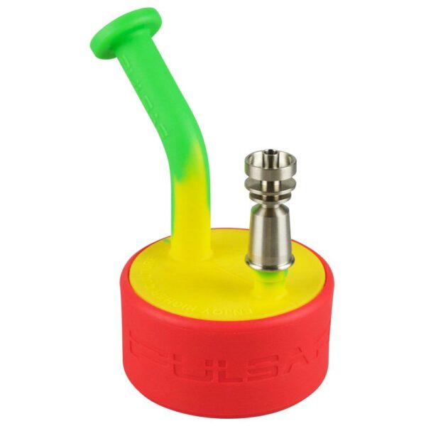 Shop Pulsar 5.5” RIP Puck Silicone Dab Rig in australian