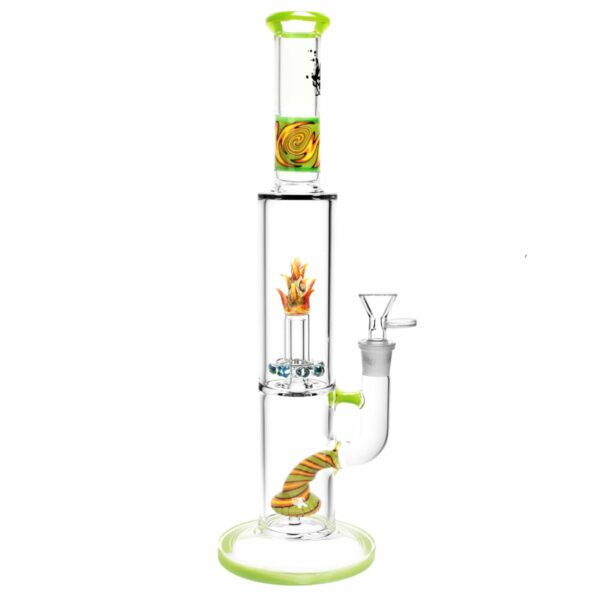 Shop Pulsar 15” Spiral Space Glow Bong in australian