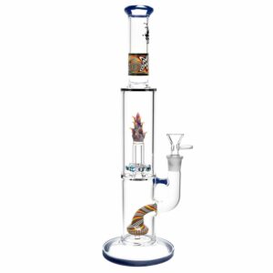 Shop Pulsar 15” Spiral Space Glow Bong in australian