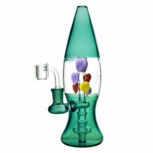 Shop Pulsar 9” Hearts Lava Lamp Dab Rig in australian