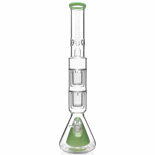 Shop Pulsar 21.5” Quad Perc Beaker Bong in australian