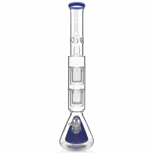 Shop Pulsar 21.5” Quad Perc Beaker Bong in australian