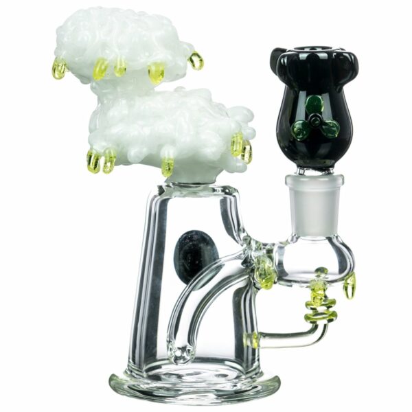 Shop Empire Glassworks 6” Radioactive Cloud Bong w. Nuke Bowl in australian