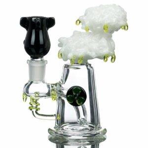 Shop Empire Glassworks 6” Radioactive Cloud Bong w. Nuke Bowl in australian