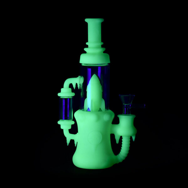 Shop Ritual 8.5” Silicone Rocket Recycler Bong in australian