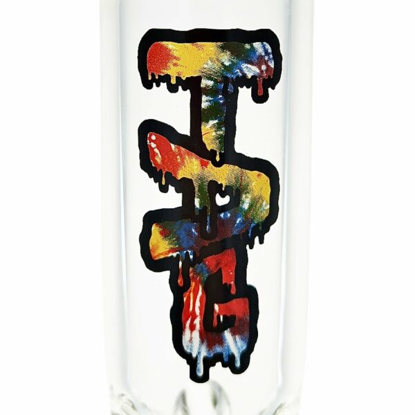 Shop TAG 16” Double Honeycomb Perc Straight Tube Bong in australian