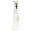 Shop TAG 16” Double Honeycomb Perc Straight Tube Bong in australian